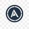 Ardor vector icon isolated on transparent background, Ardor tra