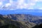 Area around the Picturesque rock Roque de Agando on the island of La Gomera, Canary Islands, Spain