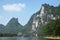 The area around small town Yangshuo in Guangxi Zhuang Autonomous Region in China