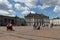 Area in front of the royal palace of Amalienborg in Copenhagen