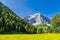 The area Great Ahornboden in the Risstal valley near the Eng Alm in Austria