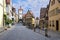 The area in Rothenburg on Tauber