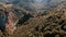 Areal shot of Tara canyon and the Tara river