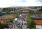 Areal view of the Le Stade Roland Garros and Court Suzanne Lenglen during Roland Garros 2015