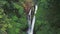 Areal view of waterfall