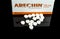 Arechin latin - chloroquini phosphas or english chloroquine. Pills on black background. First drug accepted in Poland as treatment