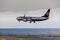 ARECIFE, SPAIN - APRIL, 15 2017: Boeing 737-800 of RYANAIR landing at Lanzarote Airport