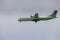 ARECIFE, SPAIN - APRIL, 16 2017: ATR 72 of Binter with the registration EC-MPI landing at Lanzarote Airport