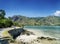 Areia branca beach and coastline near dili in east timor