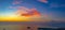 areial photography sunset above Kata beach