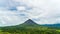 Arenal Volcano, which has an almost perfect cone shape, is one of the biggest tourist attraction in Alajuela, Costa Rica