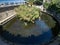 Aretusa pond fountain in Syracuse, Sicily