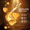 Argan oil Serum Serum Skin Care Cosmetic.