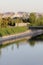 Arganzuela Footbridge and Manzanares river