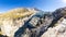 Argentiere glacier beautiful view point, Chamonix, France Alps