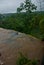 Argentina, America, Waterfalls, Iguazu Falls: View of a beautiful waterfall, water flows over the rocks, beautiful landscape