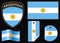 Argentina crest e flag