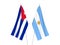 Argentina and Cuba flags
