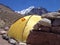Argentina - Famous peaks - Hiking in Cantral Andes - The base Camp
