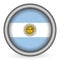 Argentina flag button