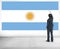 Argentina Flag Country Nationality Liberty Concept