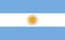 Argentina flag. Icon of national of argentina with sol de may. Argentinian blue white flag with emblem of god sun of inca.