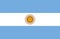 Argentina flag. Official proportion. Correct colors. Vector