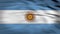 Argentina flag waving 4k