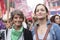 Argentina, international women`s day, women participating in the march / strike