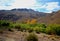 Argentina landscape patagonia mountain and river Panorama