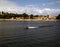 Argentina province of Cordoba city of Villa Carlos Paz with a water mirror in Lake San Roque