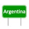 Argentina road sign.