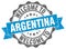 Argentina round ribbon seal