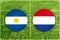 Argentina vs Paraguay football match
