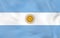 Argentina waving flag. Argentina national flag background texture