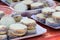 Argentine alfajores of cornstarch with dulce de leche