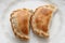  Argentine empanadas. Typical regional food from Argentina. Homemade meat pies. Food. National holiday dish. Classic scramble.