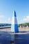 Argentine obelisk of the three frontiers: Brazil, Argentina and