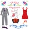 Argentine tango design elements