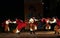 Argentinian dancers dancing pointing spears