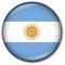 Argentinian Flag Button