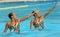 Argentinian synchro swimmers