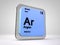Argon - Ar - chemical element periodic table