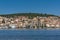 ARGOSTOLI, KEFALONIA, GREECE - MAY 26 2015: Panorama of town of Argostoli, Kefalonia, Greece