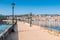 Argostoli, Kefalonia, Greece. View of the De Bosset Bridge .