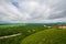 The Argun wetland and clouds scenic