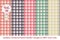 Argyle classic Pattern vector Bundle 5 designs,Fabric texture background
