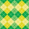 Argyle Design in Green and Yellow