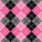 Argyle Design in Pink and Black