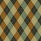 Argyle pattern autumn menswear in brown and green. Classic vector argyll dark graphic art for gift wrapping, socks, sweater.